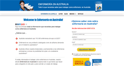 Desktop Screenshot of enfermeriaaustralia.com